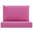 VIDAXL - vidaXL Coussins de palette lot de 2 rose tissu Oxford - vignette
