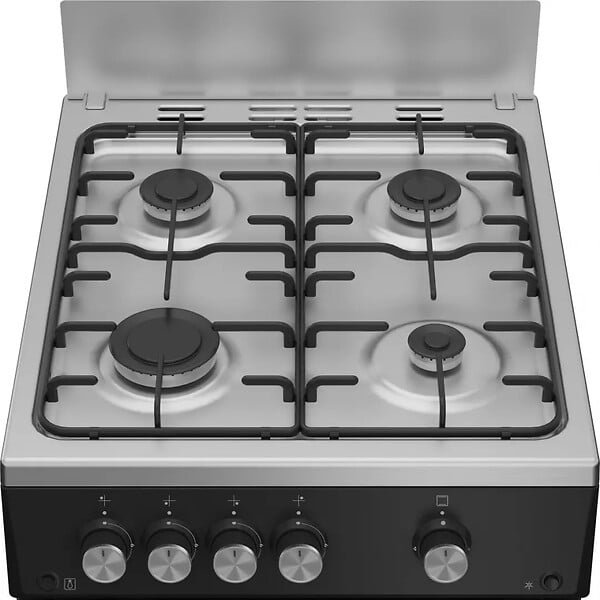 BEKO - cuisinière gaz 65l 4 feux noir - FSG52010GBC - large