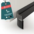 VOUNOT - Bas de porte isolant coupe froid 100 cm noir - vignette
