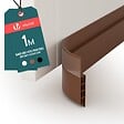 VOUNOT - Bas de porte isolant coupe froid 100 cm marron - vignette