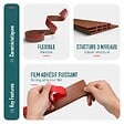 VOUNOT - Bas de porte isolant coupe froid 100 cm marron - vignette