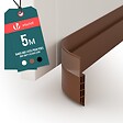 VOUNOT - Bas de porte isolant coupe froid 500 cm marron - vignette