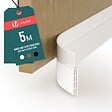 VOUNOT - Bas de porte isolant coupe froid 500 cm blanc - vignette