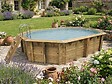 UBBINK - Piscine bois Azura 6,10 x 4,00 x 1,20 m - Liner beige - Ubbink - vignette