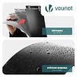 VOUNOT - Lot de 35 Bordure de jardin en métal flexible 100x18cm noir - vignette