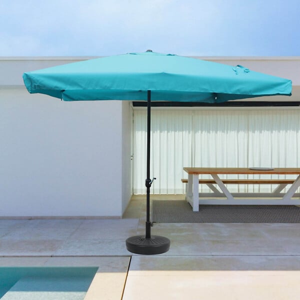 CONCEPT USINE - Parasol  bleu  carré 2,95 x 2,95 m PALERME - large