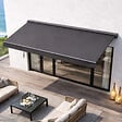 CONCEPT USINE - Store banne manuel 395 x 25 m en aluminium avec toile gris ADRO $ - vignette