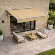 CONCEPT USINE - Store banne manuel 2,95 x 2,5 m en aluminium avec toile taupe ADRO - vignette
