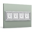 ORAC DECOR - W120 AUTOIRE - Panneau Mural Encadrement Soubassement 3d - 150x50x3,2cm (L x l x h) Orac Decor Carton complet - vignette