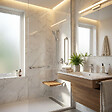 BEMETA - Barre de maintien de douche HELP en acier inoxydable - vignette