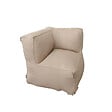 CONCEPT USINE - Salon de jardin modulable 4 places beige en tissu déperlant PRAIANO - vignette