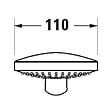 DURAVIT - Pommeau de douche 3 jets Universal avec curseur inox brossé + flexible de douche - vignette