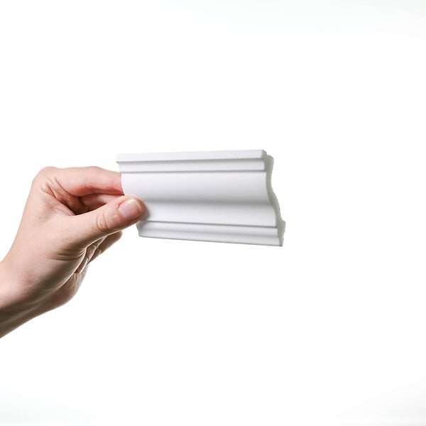 ORAC DECOR - CX110 Corniche Plafond Orac Decor - 4,5x4,1x200cm (h x p x L) - moulure décorative polymère Pack 2 pièces - large