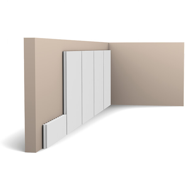 ORAC DECOR - PX147 Panneau Revêtement Mural Soubassement ? 200x16,9x0,9cm (L x l x h) Orac Decor Pack 2 pièces - large