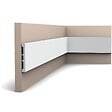 ORAC DECOR - SX163 Plinthe Orac Decor - 10x1,3x200cm (h x p x L) - plinthe décorative polymère Carton complet , A peindre - vignette