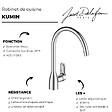 JACOB DELAFON - Robinet de cuisine Kumin chrome - vignette