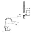 JACOB DELAFON - Robinet de cuisine Kumin chrome - vignette