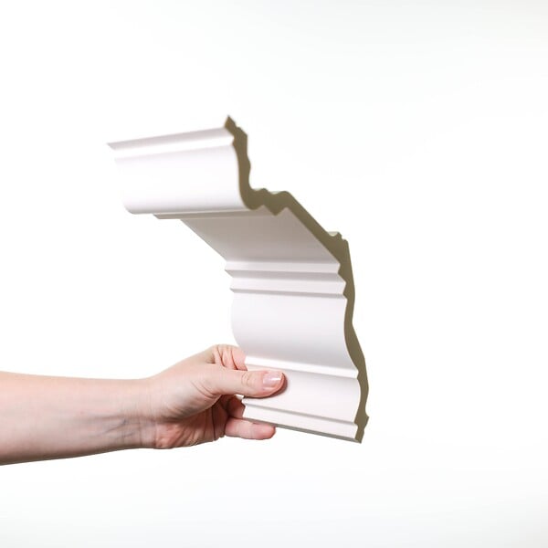 ORAC DECOR - C332 Corniche plafond polyuréthane Orac Decor Luxxus - 11,5x23x200cm (h x p x L)- moulure décorative Carton complet - large