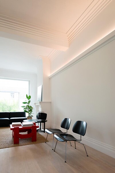 ORAC DECOR - C393 Corniche Plafond Orac Decor - Luxxus -15x21x200cm (h x p x L) moulure décorative Carton complet - large