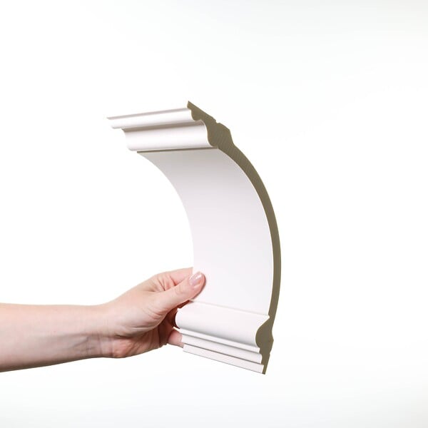 ORAC DECOR - C338 Corniche plafond polyuréthane Orac Decor - 18x18x200cm (h x p x L) - moulure décorative polyuréthane Carton 8 pièces - large