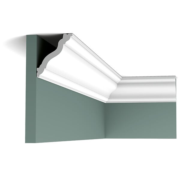ORAC DECOR - CX177 Corniche plafond Orac Decor - 7x6x200cm (h x p x L) - moulure décorative polymère Carton 8 pièces - large