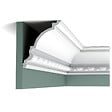 ORAC DECOR - C301 Corniche plafond Orac Decor - 17x14x200cm (h x p x L) - moulure décorative polyuréthane Pack 2 pièces - vignette