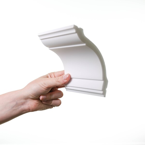 ORAC DECOR - CX127 Corniche plafond Orac Decor - 9,5x9,5x200cm (h x p x L) - moulure décorative polymère Carton 8 pièces - large