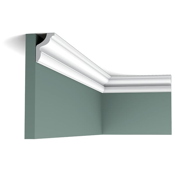 ORAC DECOR - CX148 Corniche plafond Orac Decor - 4,5x3x200cm (h x p x L) - moulure décorative polymère Carton 8 pièces - large
