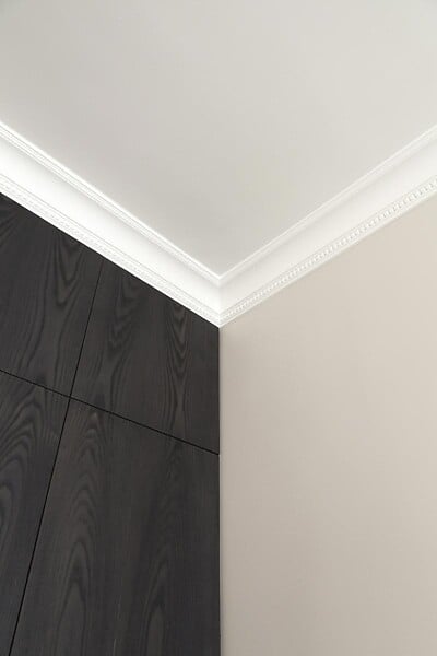 ORAC DECOR - CX107 Corniche plafond Orac Decor - 12x12x200cm (h x p x L) - moulure décorative polymère Pack 2 pièces - large