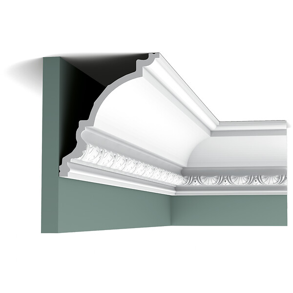 ORAC DECOR - C301 Corniche plafond Orac Decor - 17x14x200cm (h x p x L) - moulure décorative polyuréthane Carton complet - large