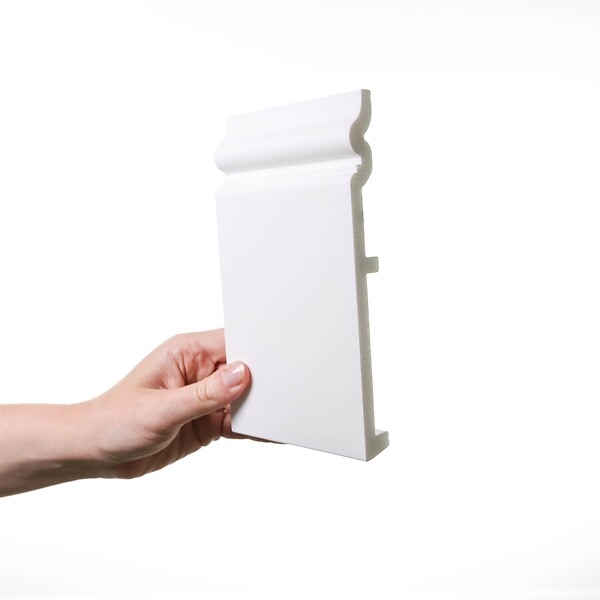 ORAC DECOR - SX206 CONTOUR Plinthe Orac Decor - 18 x 1,8 x 200cm (h x p x L) - plinthe décorative polymère A l'unité - large