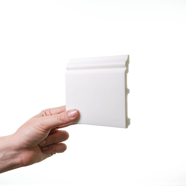 ORAC DECOR - SX173 Plinthe Orac Decor - 10 x1,6x200cm (h x p x L) - plinthe décorative polymère Carton complet , A peindre - large