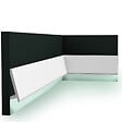 ORAC DECOR - SX179 Plinthe Orac Decor - 9,7x2,9x200cm (h x p x L) - plinthe décorative polymère Carton complet - vignette