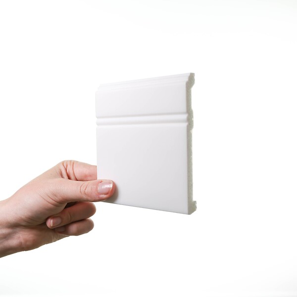 ORAC DECOR - SX105 Plinthe Orac Decor - 11x1,3x200cm (h x p x L) - plinthe décorative polymère Pack 2 pièces - large