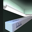 ORAC DECOR - Profil Au Design Arrondi Pour Éclairage Led Cx188 - L200 X H3,4 X L3 - Orac Decor - vignette