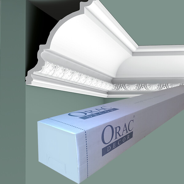 ORAC DECOR - Corniche Classique Avec Détails Ornementés C301 - L200 X H17 X L14,4 - Orac Decor - large