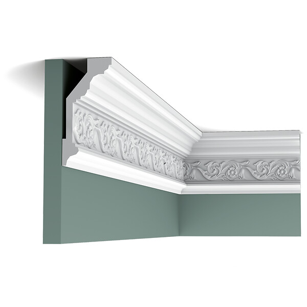 ORAC DECOR - Corniche Classique Ornée De Jolis Motifs C303 - L200 X H14,4 X L6,5 - Orac Decor - large