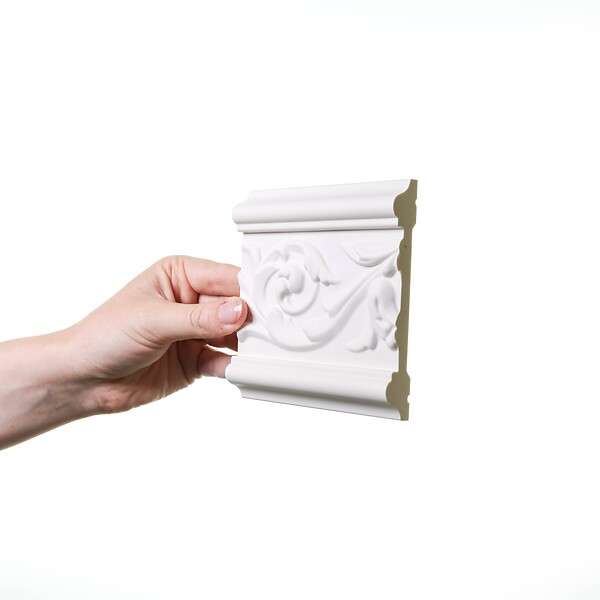 ORAC DECOR - P7020 Cimaise murale Orac Decor - 11x2x200cm (h x p x L) - moulure décorative polyuréthane Carton complet - large