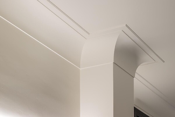 ORAC DECOR - P9900 Cimaise murale Orac Decor - 8x1x200cm (h x p x L) - moulure décorative polyuréthane Pack 2 pièces - large
