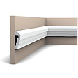 ORAC DECOR - P7070 Cimaise murale Orac Decor - 7,5x2x200cm (h x p x L) - moulure décorative polyuréthane Pack 2 pièces - vignette