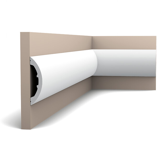 ORAC DECOR - P3070 Cimaise murale Orac Decor - 12,5x3x200cm (h x p x L) - moulure décorative polyuréthane Pack 2 pièces - large