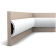 ORAC DECOR - P3070 Cimaise murale Orac Decor - 12,5x3x200cm (h x p x L) - moulure décorative polyuréthane Pack 2 pièces - vignette