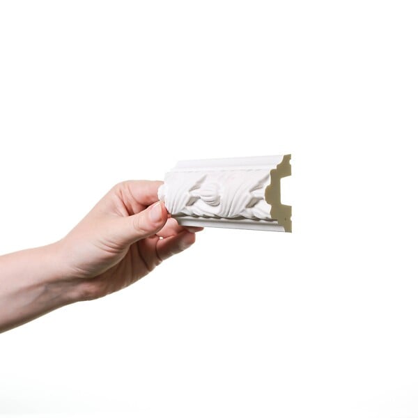 ORAC DECOR - P1020 Cimaise murale Orac Decor - 5x2,5x200cm (h x p x L) - moulure décorative polyuréthane Carton 8 pièces - large