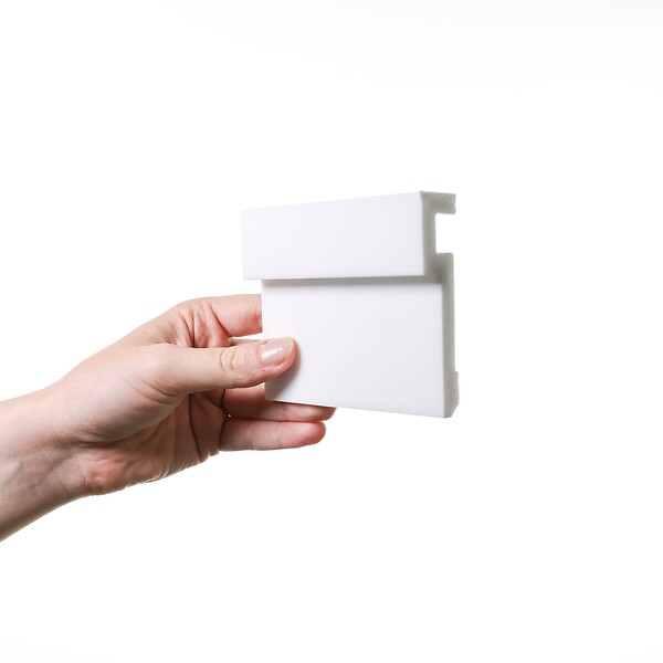 ORAC DECOR - PX198 Cimaise murale Orac Decor - 2,0x8,3x200cm (h x p x L) - moulure décorative polymère Carton complet - large