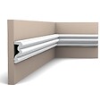 ORAC DECOR - P4025 AUTOIRE Cimaise murale Orac Decor - 8,3x3,4x200cm ( h x p x L) - moulure décorative polyuréthane Pack 2 pièces - vignette