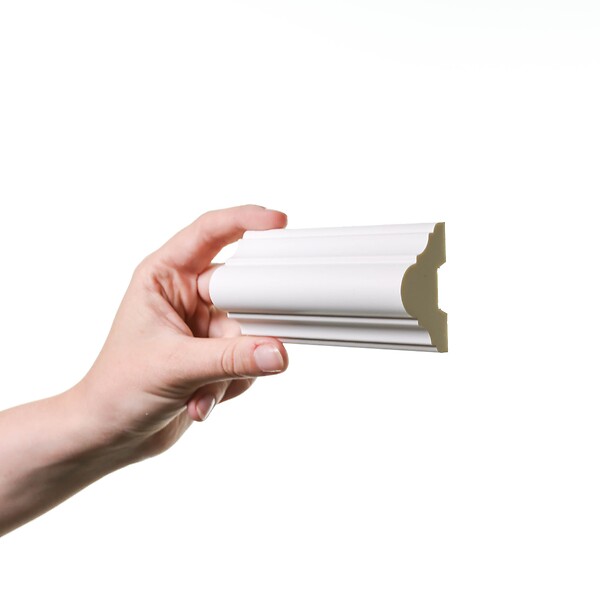 ORAC DECOR - P4020 Cimaise murale Orac Decor - 5x3x200cm (h x p x L) - moulure décorative polyuréthane Carton 8 pièces - large