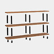 CONCEPT USINE - Étagère design basse noir et bois 180 cm SOFIE $ - vignette