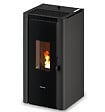 FREEPOINT - Poêle à pellets acier Indigo Evo 7 bi-flux anthracite - 7kW - vignette
