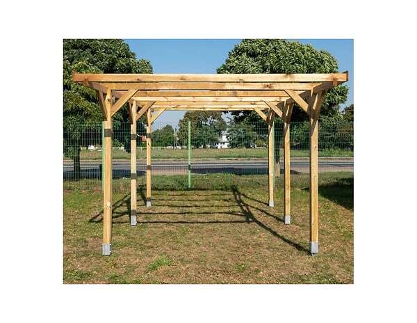 ALTANKA - Carport, abri de voiture  3.04x5.12 m - 15.57 m2 - CAR16 - large