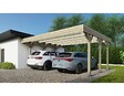 ALTANKA - Carport, abri de voiture  6.06x5.03 m - 30 m2 - couverture PVC  - CAR5PVCTR - vignette